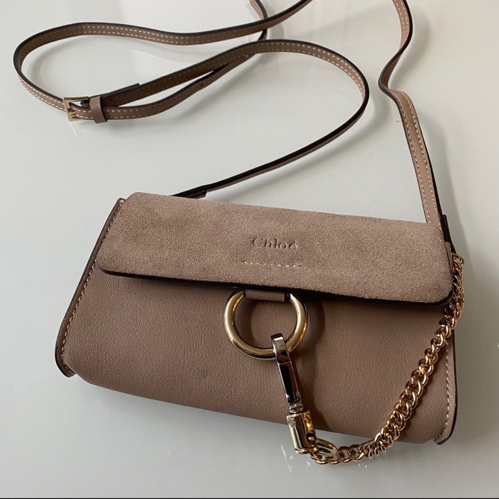 Chloe Bags Chlo Purse Designer Mini Faye Suede & Leather Crossbody Purse